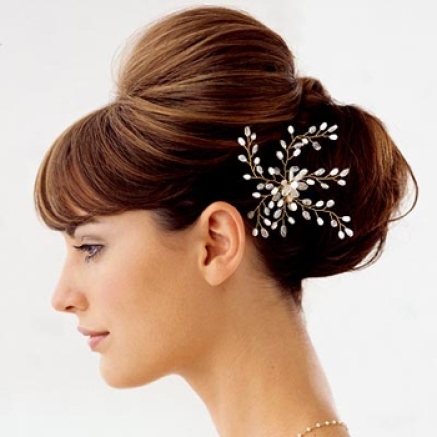 Menyasszonyi frizura ,hosszú barna hajból 3 , Bridal long brown hair 3 Forrás:http://emersonsalon.com